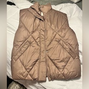 Brown Abercrombie vest -gently worn